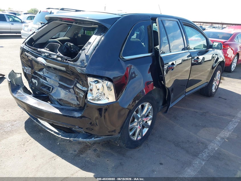 Vin: 2fmdk4kc8dbb79382, lot: 45828026, ford edge limited 20134