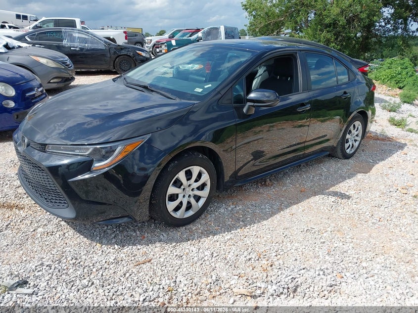 2022 Toyota Corolla, Град, IAAI, VIN 5YFEPMAE2NP309873 — фото 2