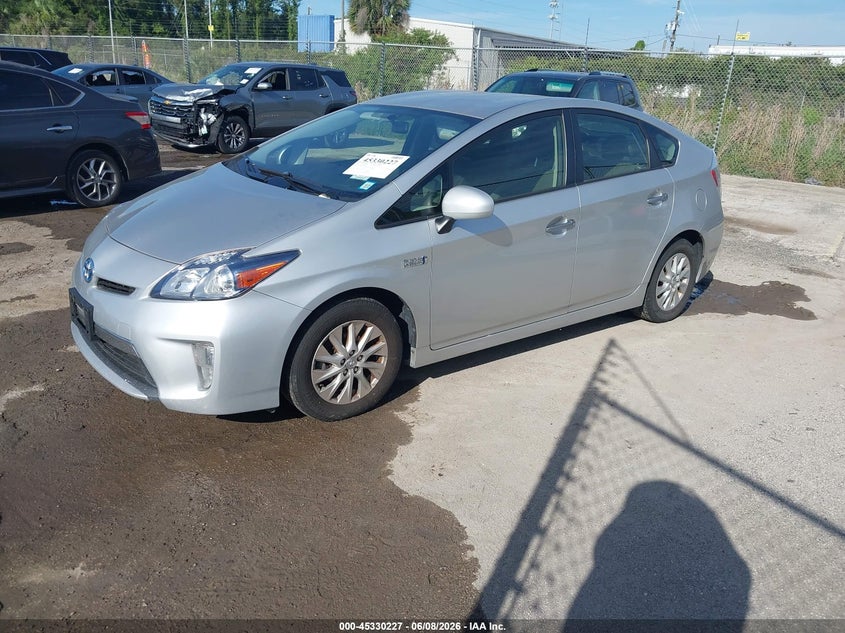 Vin: jtdkn3dp8c3029591, lot: 45828165, toyota prius plug-in 20122