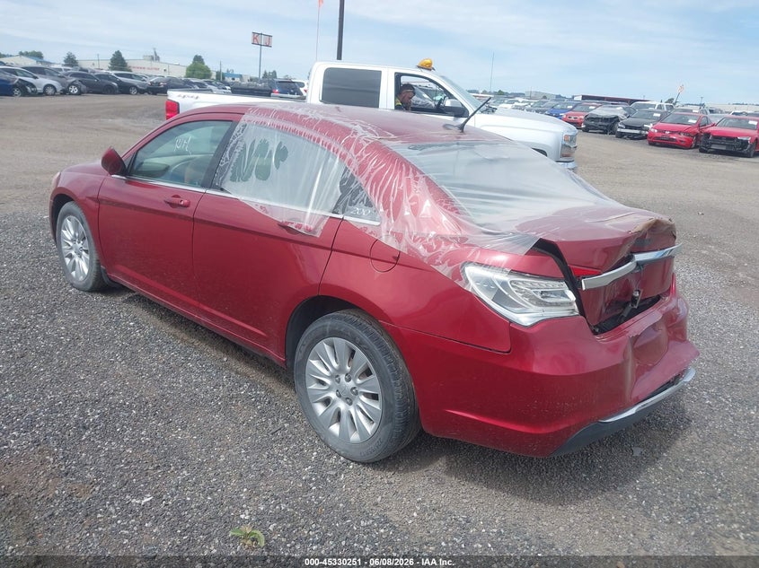 Vin: 1c3ccbab5en207269, lot: 45828189, chrysler 200 lx 20143