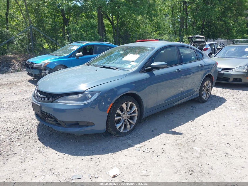 Vin: 1c3cccdg1fn668614, lot: 45828308, chrysler 200 s 20152