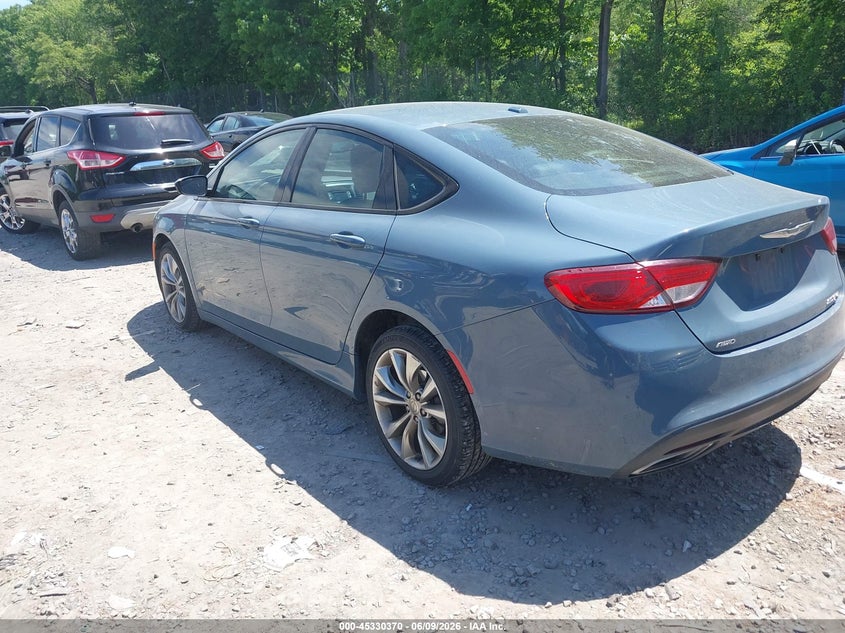Vin: 1c3cccdg1fn668614, lot: 45828308, chrysler 200 s 20153