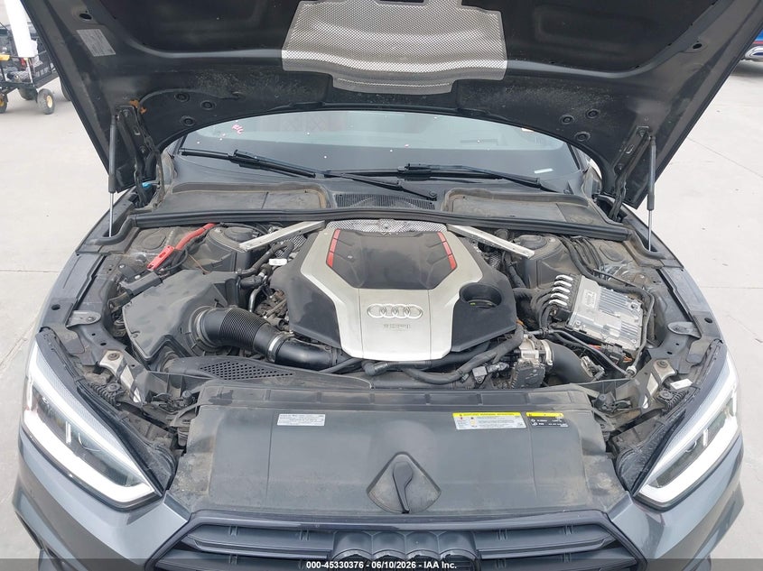 2019 Audi S5 3.0T Premium VIN: WAUC4CF54KA075817 Lot: 45330376