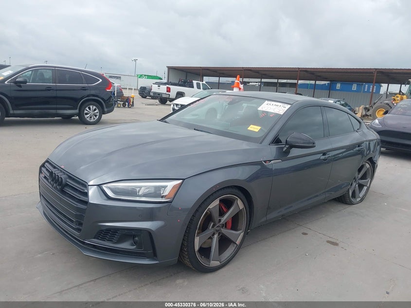 Vin: wauc4cf54ka075817, lot: 45828314, audi s5 3.0t premium 20192