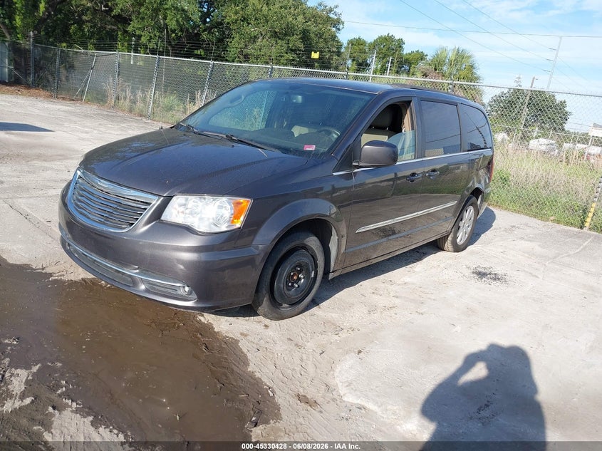 Vin: 2c4rc1bg4fr628981, lot: 45828366, chrysler town & country touring 20152