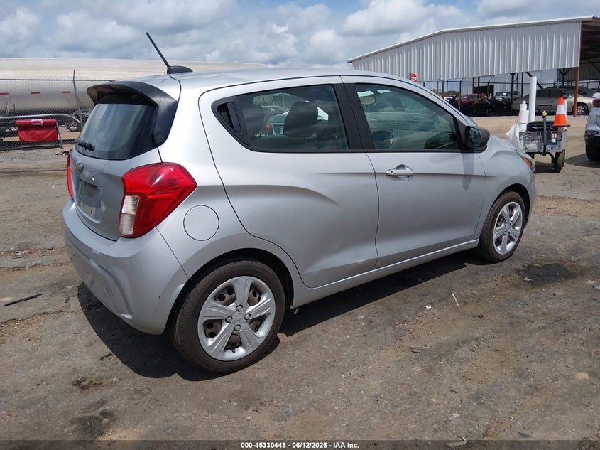Vin: kl8cb6sa1kc715055, lot: 45828386, chevrolet spark ls cvt 20194