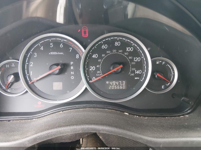 SUBARU OUTBACK 2007 VIN 4S4BP61C377320832