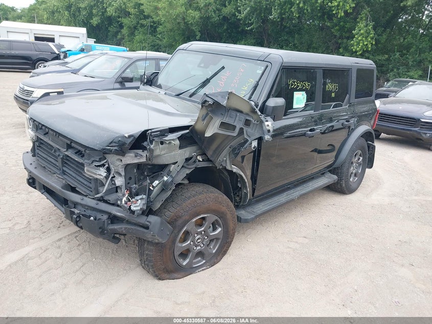Vin: 1fmde5bh0mla80063, lot: 45828525, ford bronco big bend 20212