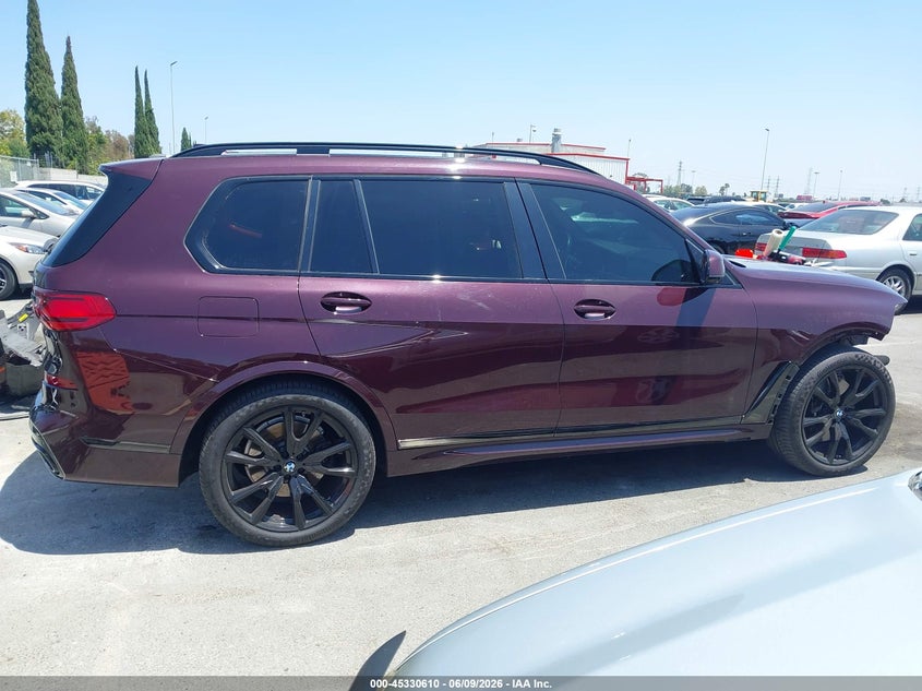 2021 BMW X7 xDrive40I VIN: 5UXCW2C07M9G93011 Lot: 45330610