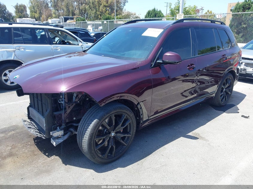 Vin: 5uxcw2c07m9g93011, lot: 45828548, bmw x7 xdrive40i 20212