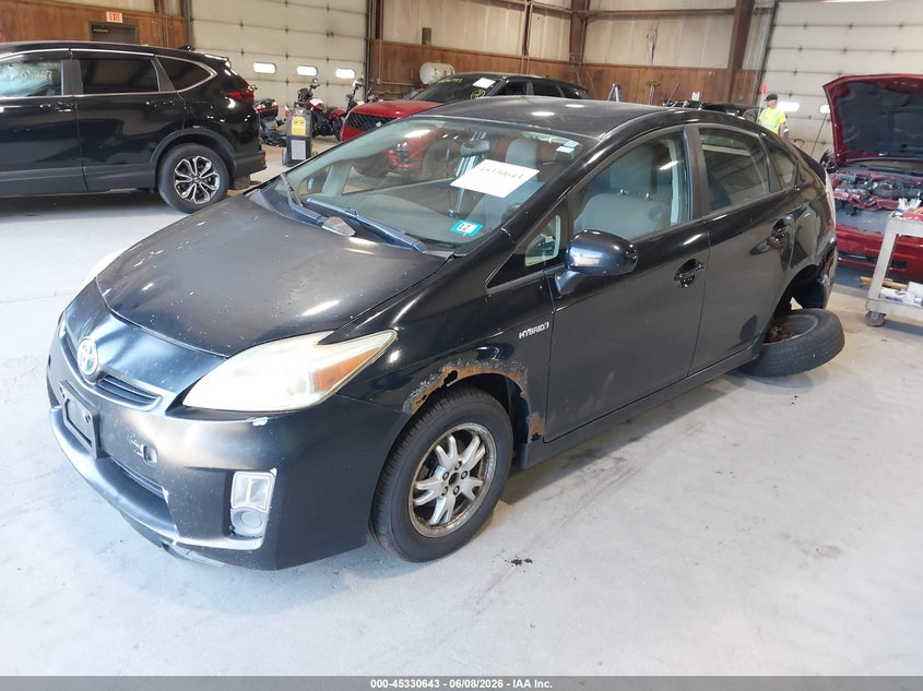Vin: jtdkn3du9a0055380, lot: 45828581, toyota prius ii 20102