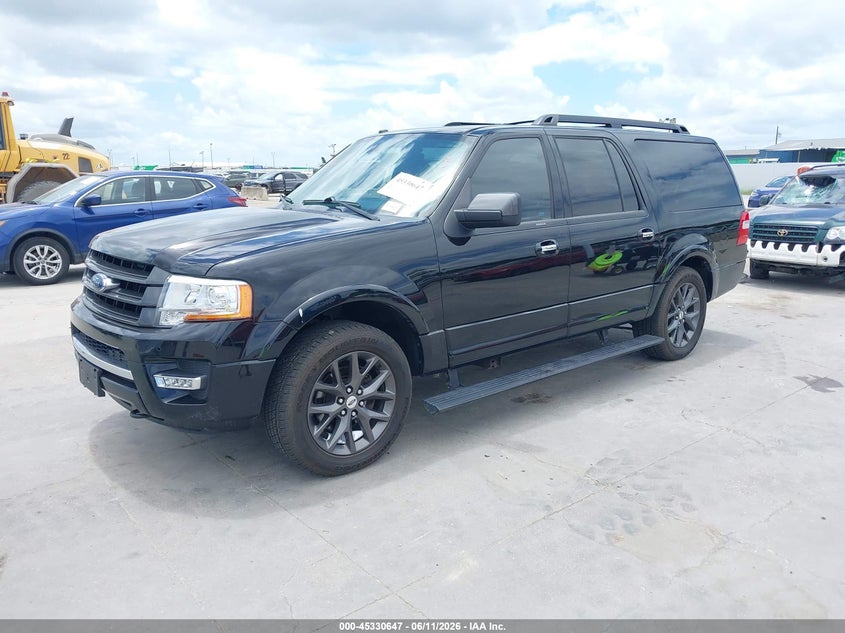 Vin: 1fmjk2atxhea71316, lot: 45828585, ford expedition max limited 20172