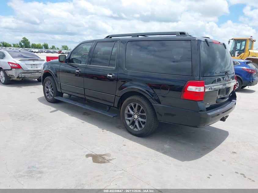 Vin: 1fmjk2atxhea71316, lot: 45828585, ford expedition max limited 20173