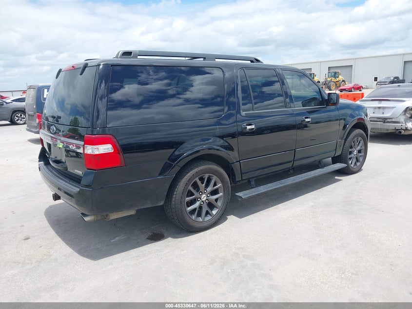 Vin: 1fmjk2atxhea71316, lot: 45828585, ford expedition max limited 20174