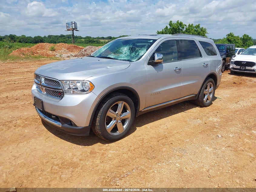 Vin: 1c4sdjet3dc570441, lot: 45828587, dodge durango citadel 20132