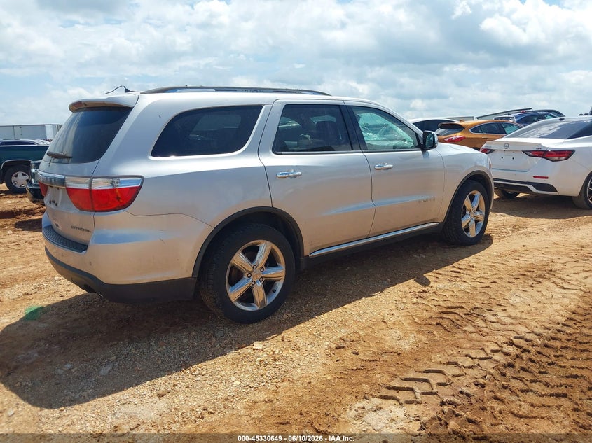Vin: 1c4sdjet3dc570441, lot: 45828587, dodge durango citadel 20134