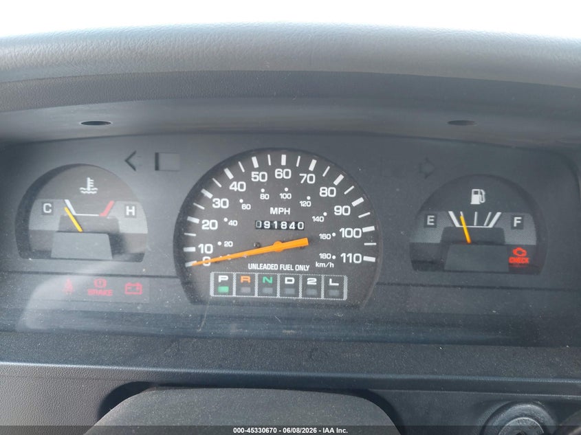 1993 Toyota Pickup 1/2 Ton Short Whlbse Dx VIN: 4TARN81PXPZ089015 Lot: 45330670
