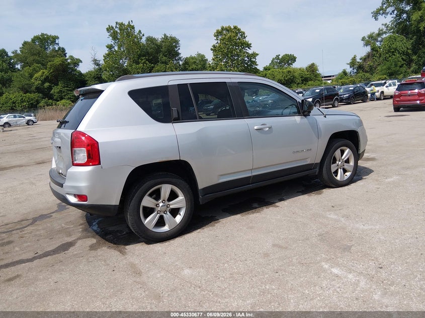 Vin: 1c4njdbb0dd177316, lot: 45828616, jeep compass sport 20134