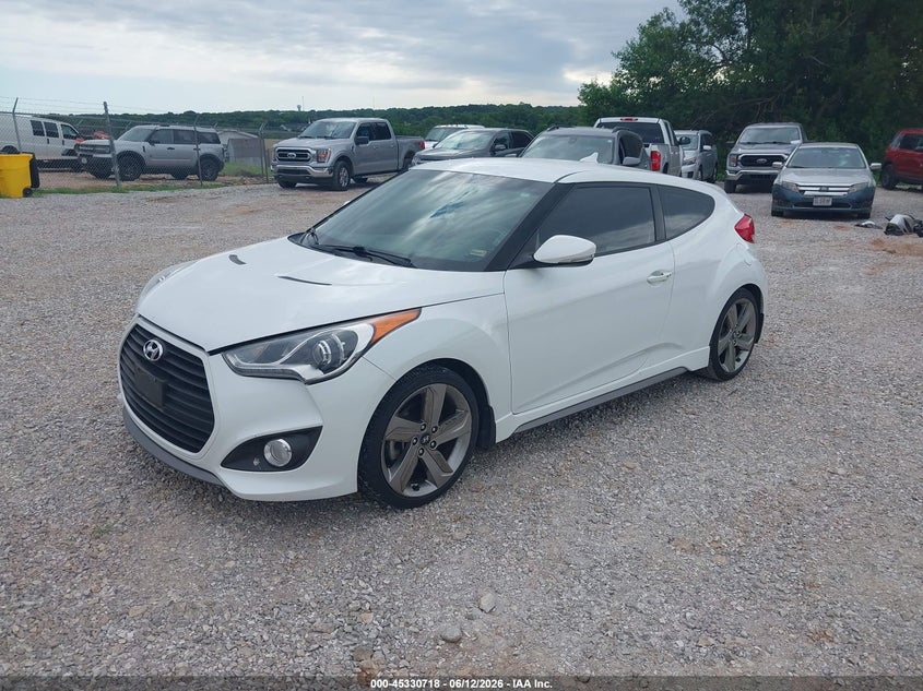 HYUNDAI VELOSTER 2013 VIN KMHTC6AE3DU156402
