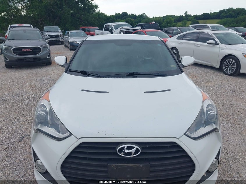 HYUNDAI VELOSTER 2013 VIN KMHTC6AE3DU156402