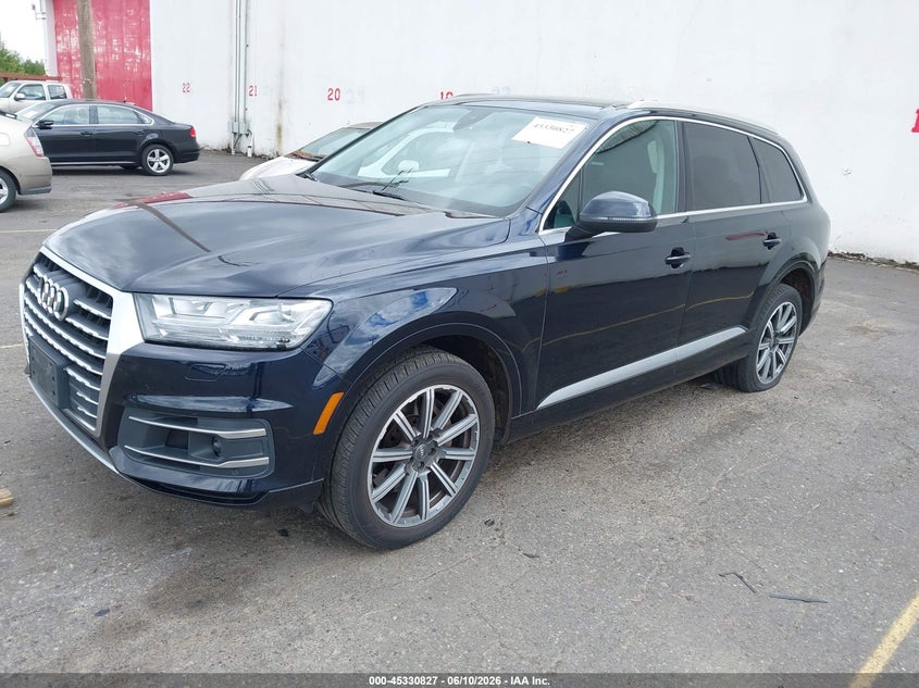 Vin: wa1laaf76hd027786, lot: 45828765, audi q7 3.0t premium 20172