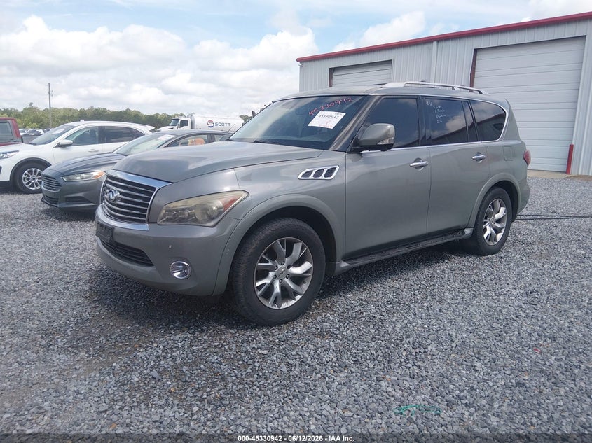 Vin: jn8az2ne8b9001362, lot: 45828880, infiniti qx56 20112