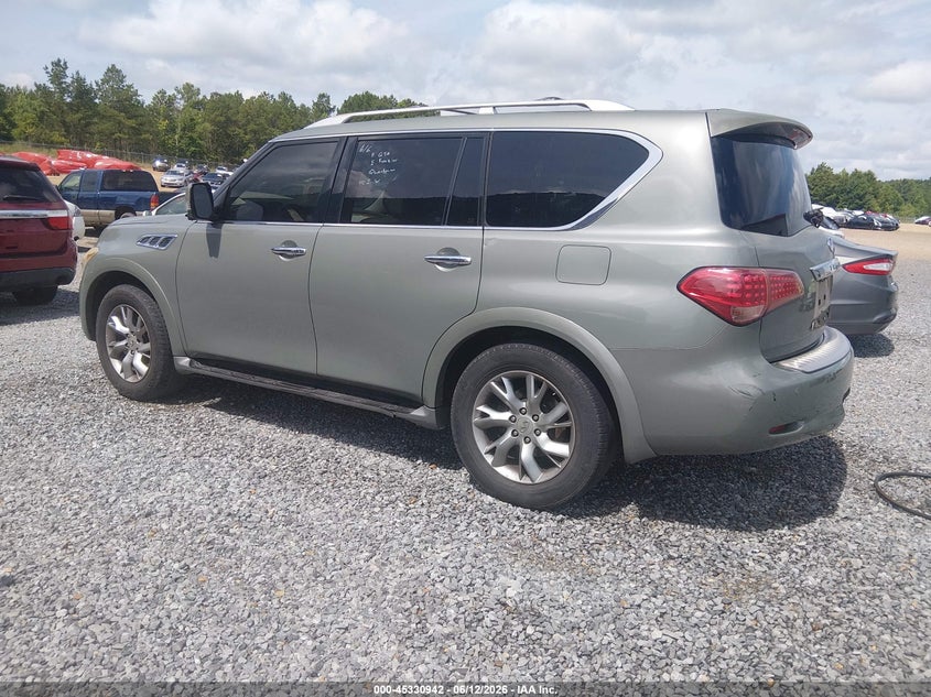 Vin: jn8az2ne8b9001362, lot: 45828880, infiniti qx56 20113