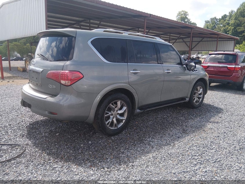 Vin: jn8az2ne8b9001362, lot: 45828880, infiniti qx56 20114