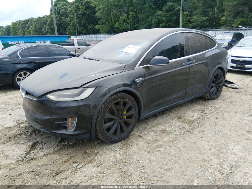 2016 TESLA MODEL X auction photo 2
