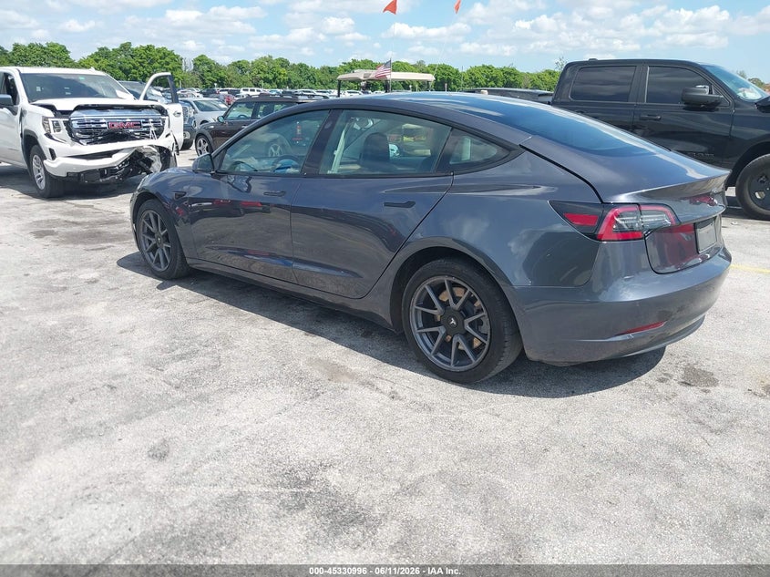 2021 TESLA MODEL 3 auction photo 3