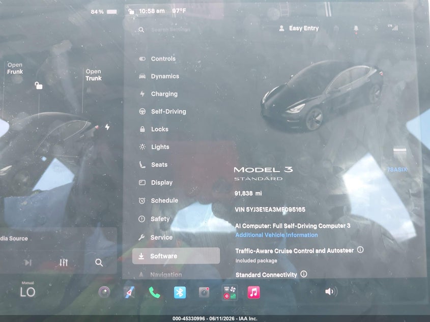2021 TESLA MODEL 3 auction photo 7
