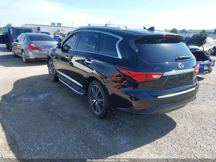 Vin: 5n1dl0mm3jc502020, lot: 45828952, infiniti qx60 20183
