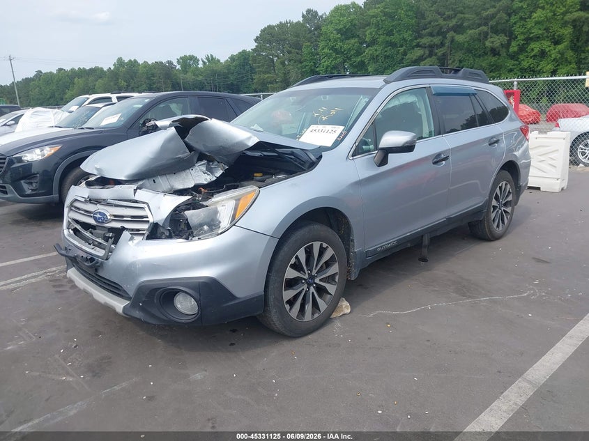 Vin: 4s4bsancxh3367683, lot: 45829063, subaru outback 2.5i limited 20172