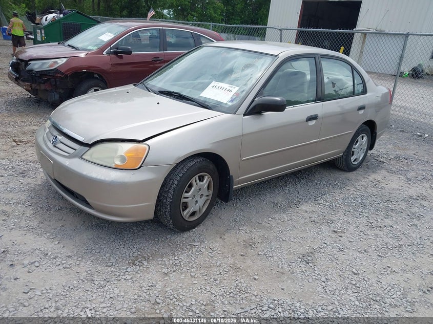 2001 Honda Civic Lx 2HGES16571H510787 photo 1