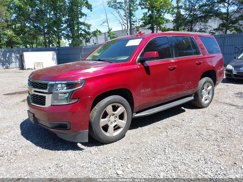 Vin: 1gnskbkc0gr463937, lot: 45829086, chevrolet tahoe lt 20162