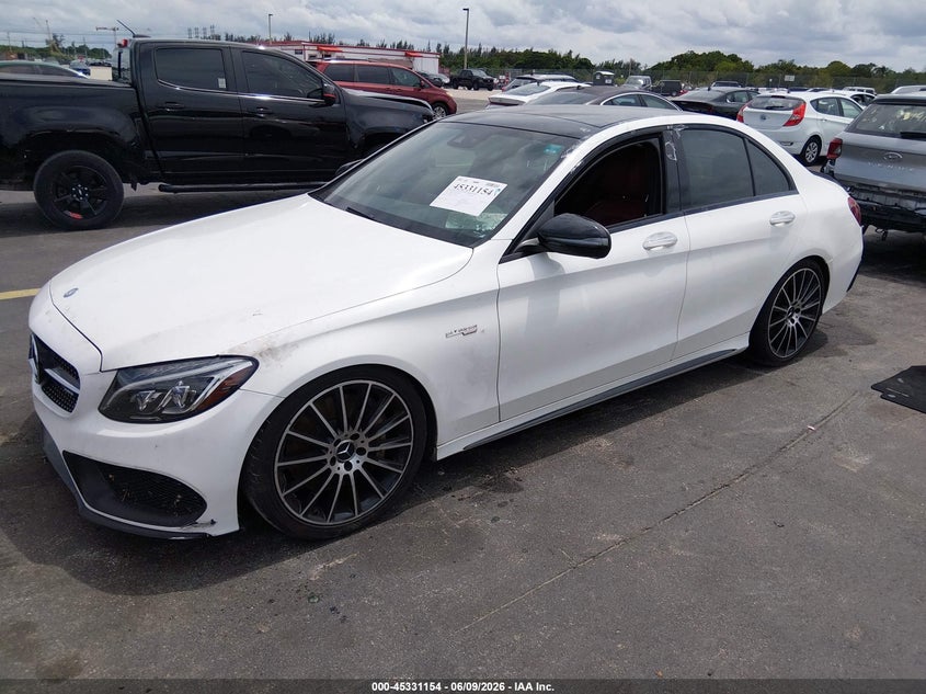 Vin: 55swf6eb5gu109909, lot: 45829092, mercedes-benz c 450 amg 4matic 20162