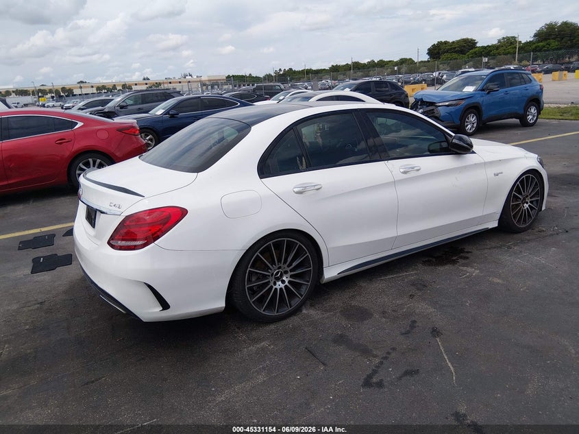 Vin: 55swf6eb5gu109909, lot: 45829092, mercedes-benz c 450 amg 4matic 20164