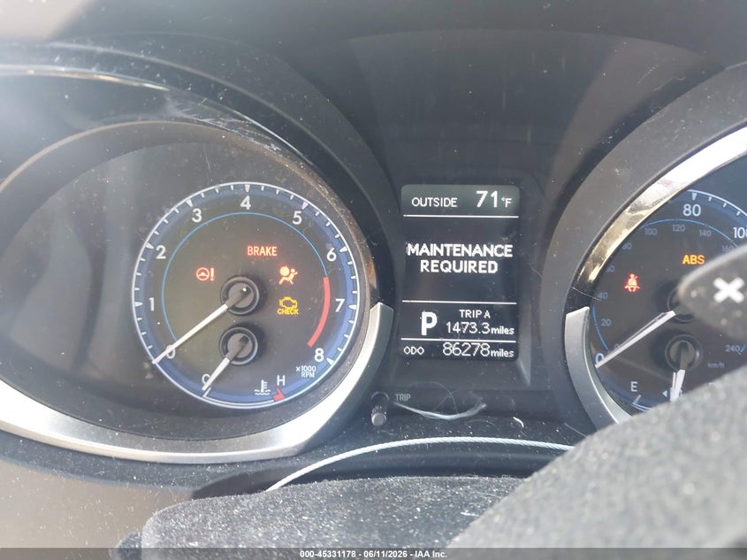2016 TOYOTA COROLLA auction photo 7