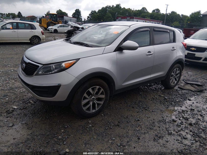 2014 Kia Sportage Lx KNDPBCAC5E7631098 photo 1