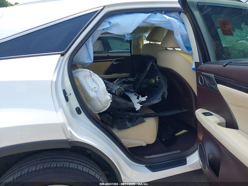 2017 LEXUS RX SPORT UTILITY VEHICLE 3.5L V-6 DOHC, VVT, 295HP