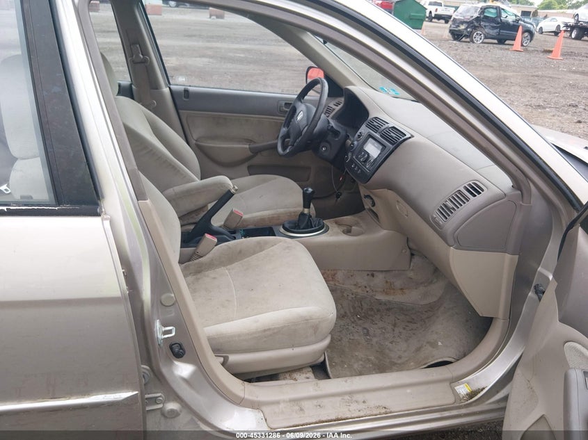 2001 HONDA CIVIC SEDAN 1.7L I-4 115HP