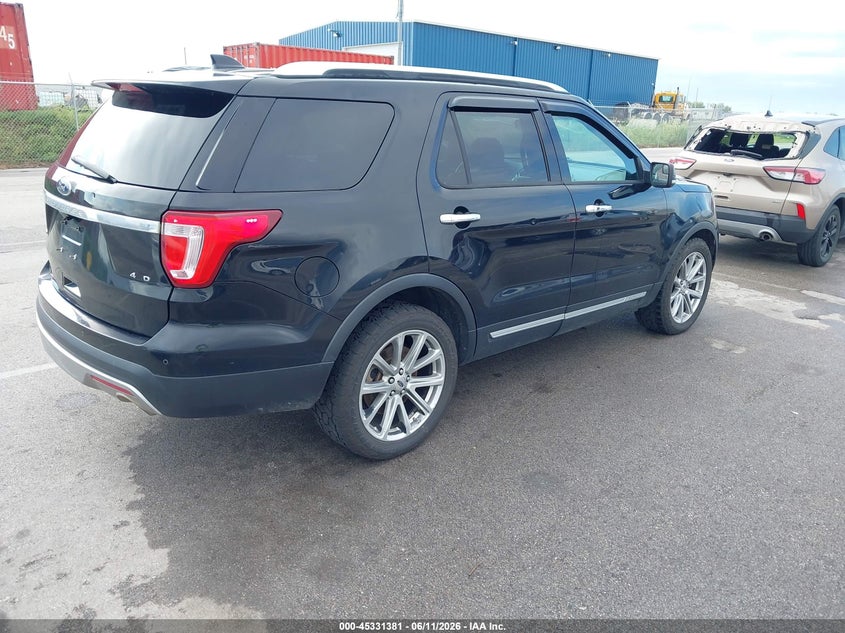 Vin: 1fm5k8f84gga77270, lot: 45829317, ford explorer limited 20164