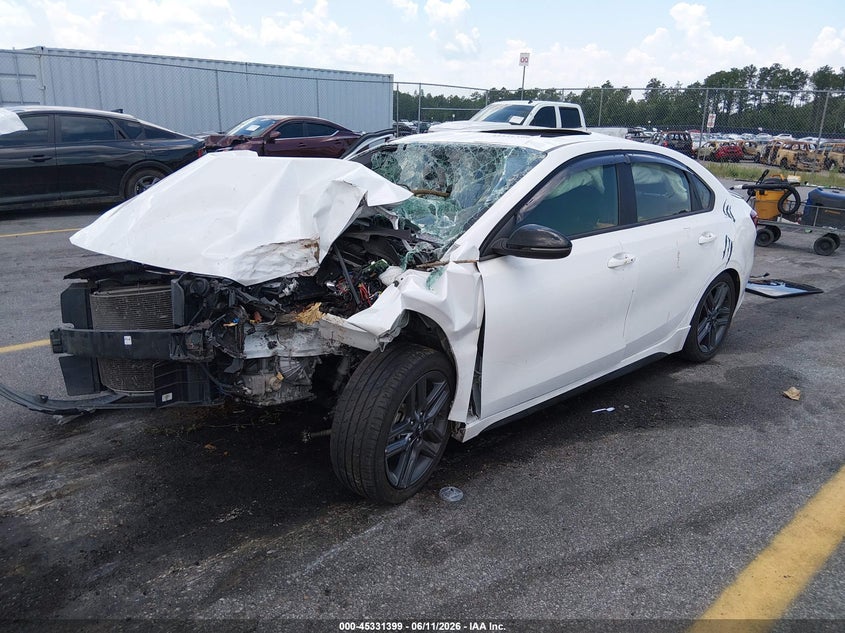 VIN 3KPF34AD9ME418497 2021 KIA FORTE GT-LINE