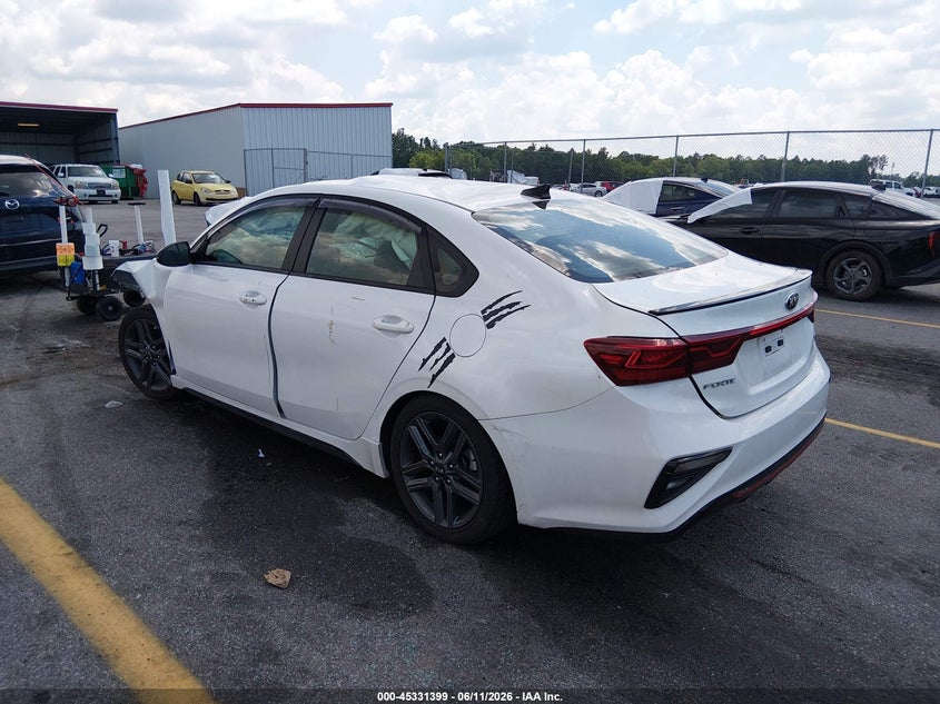 VIN 3KPF34AD9ME418497 2021 KIA FORTE GT-LINE