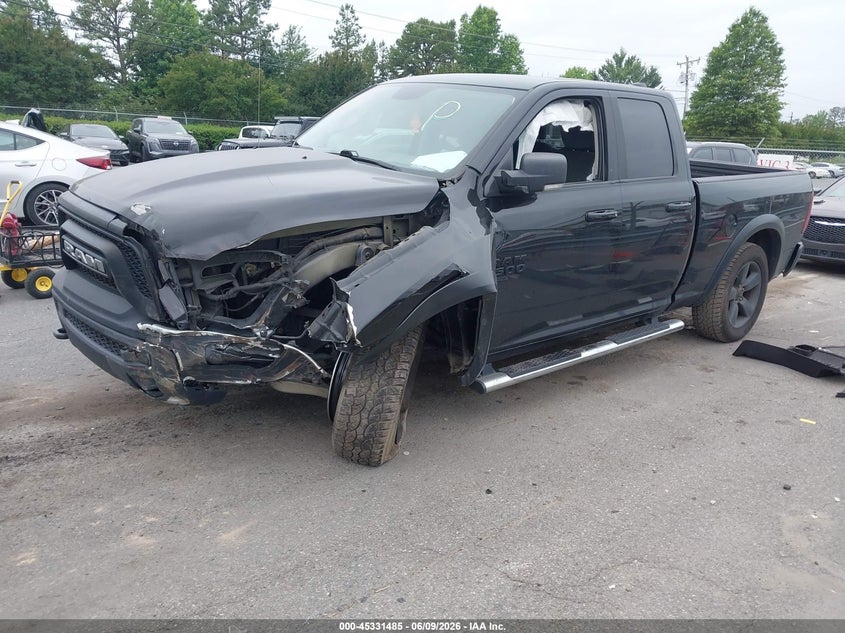 Vin: 1c6rr6gg1ks618638, lot: 45829421, ram 1500 classic warlock  4x2 6'4 box 20192