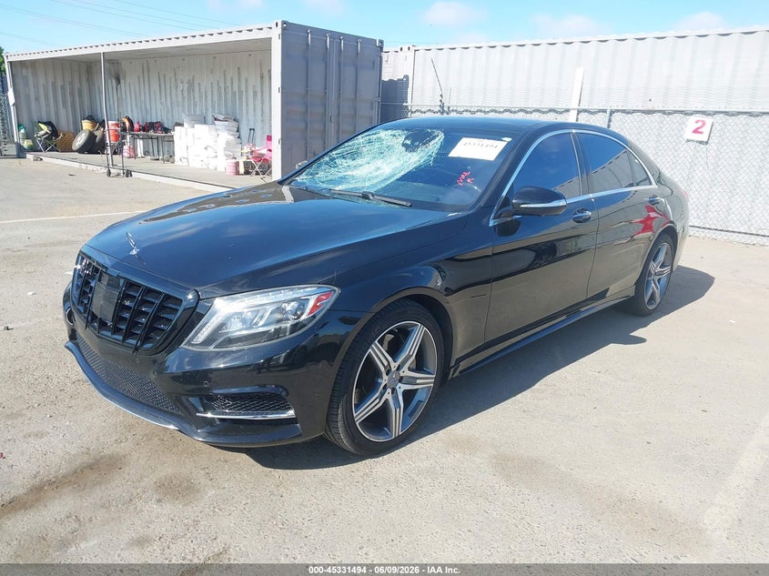 Vin: wddug8cb0fa114890, lot: 45829430, mercedes-benz s 550 20152