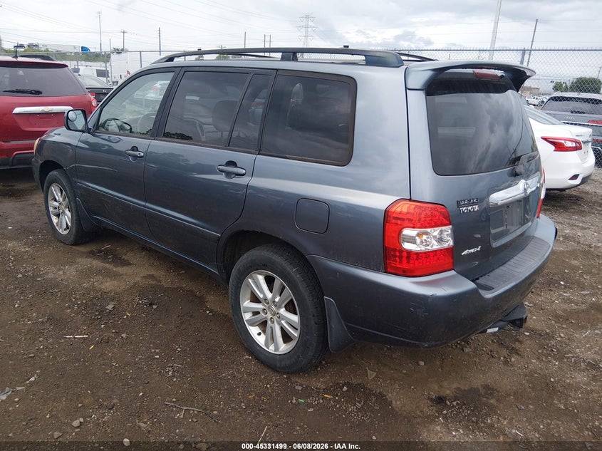 2006 TOYOTA HIGHLANDER HYBRID auction photo 3