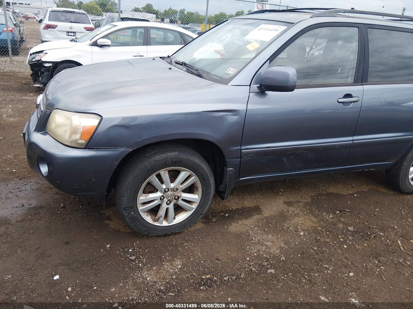 2006 TOYOTA HIGHLANDER HYBRID auction photo 6