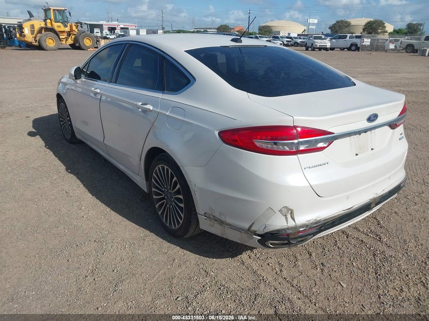 2017 FORD FUSION auction photo 3