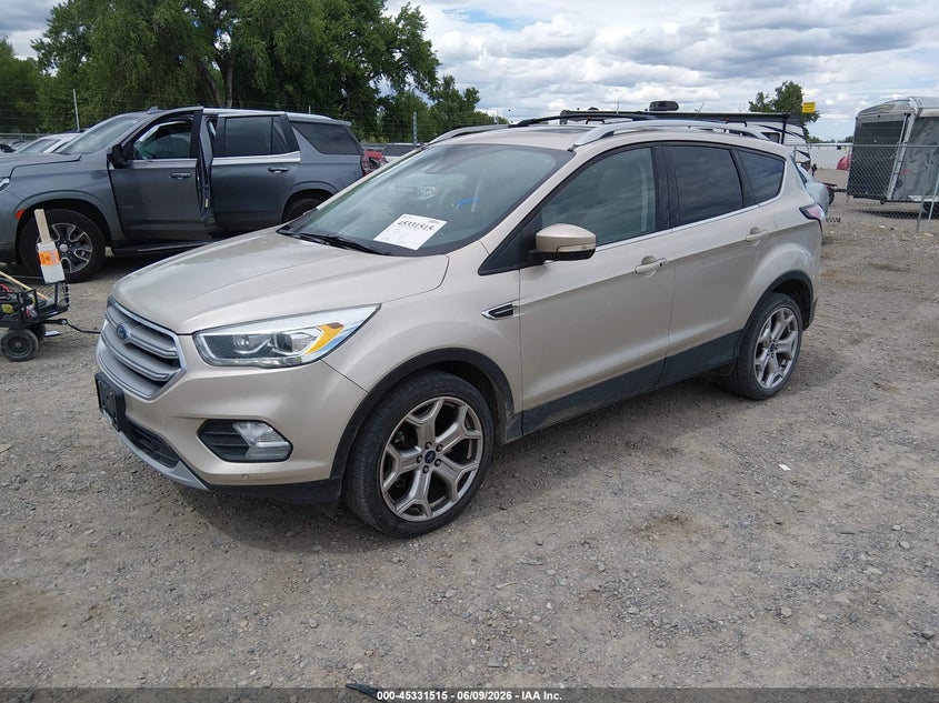 Vin: 1fmcu9j9xhub66948, lot: 45829451, ford escape titanium 20172